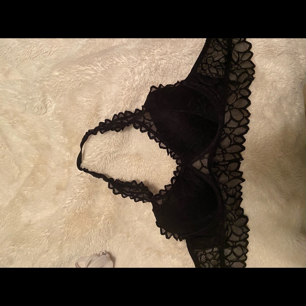 vs pink halter bralette